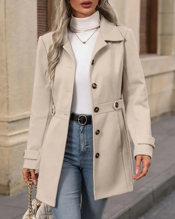 Elena | Manteau Élégant Cintré