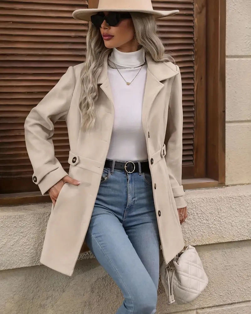 Elena | Manteau Élégant Cintré