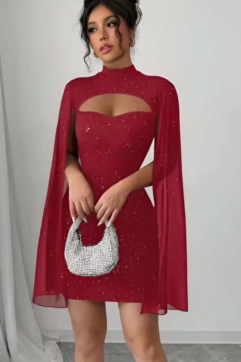 Liora™ | Robe Courte Moderne Pailletée