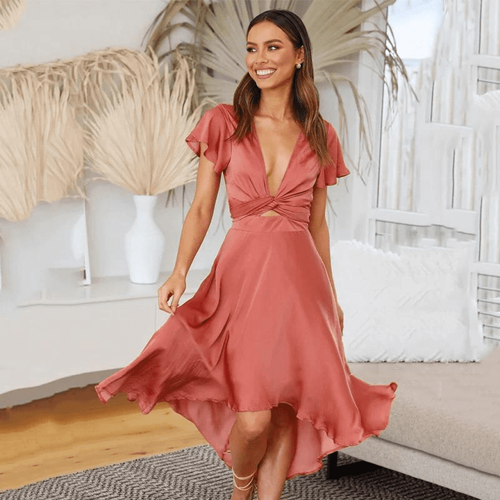 Linda™ | Robe Asymétrique à Volants