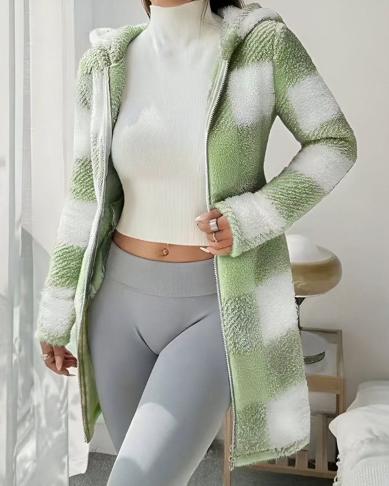 Zari™ | Manteau Moderne Chaud à Capuche