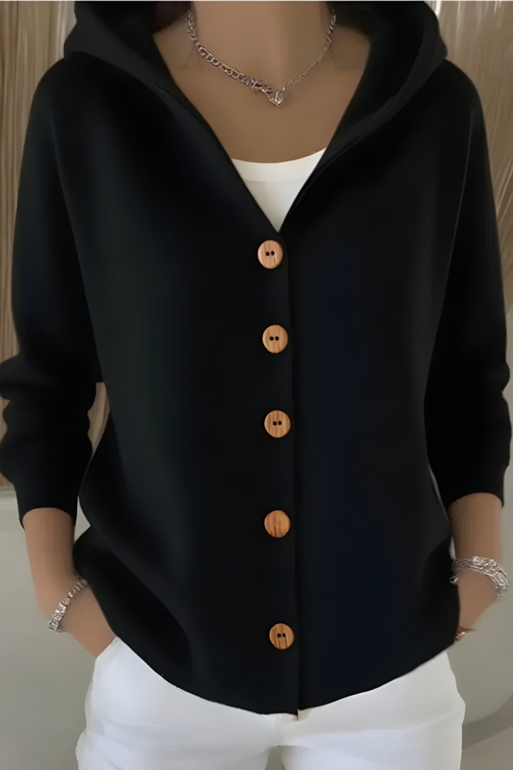 Denise | Gilet Confortable À Capuche