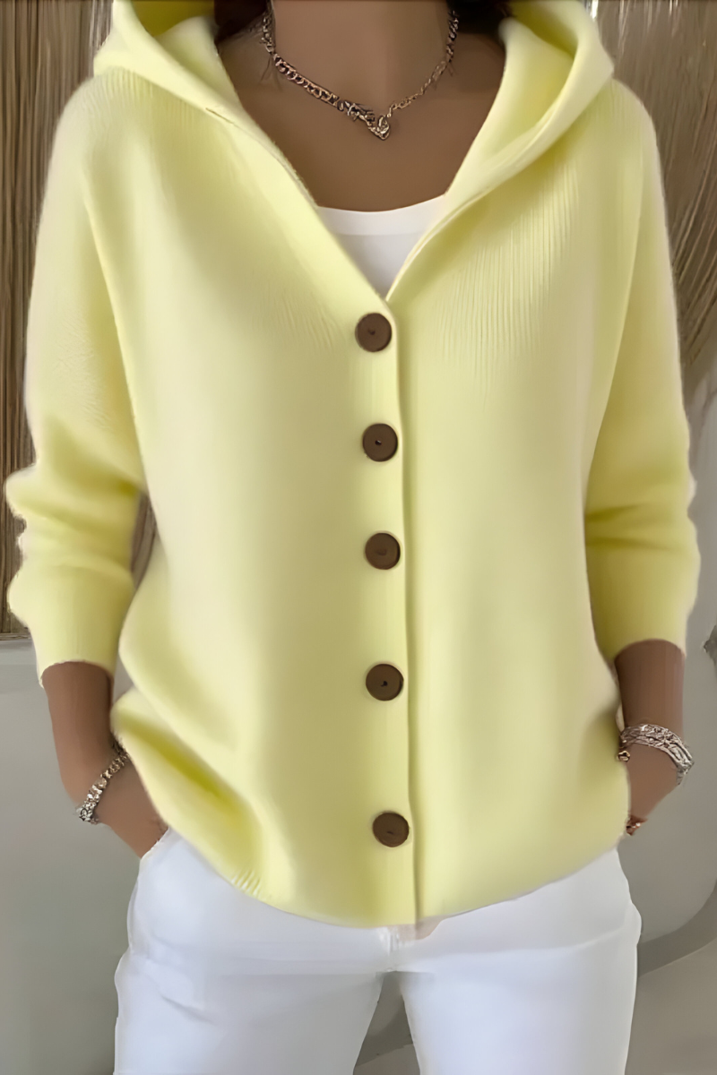 Denise | Gilet Confortable À Capuche