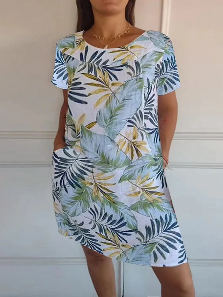 Nadine | Robe d'Été en Coton à Poches