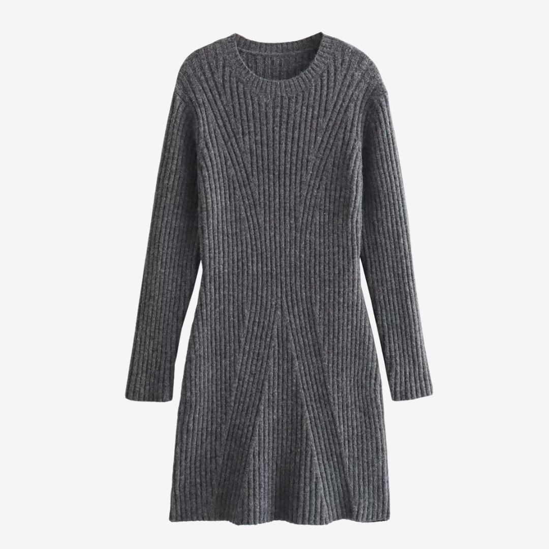 Luna™ | Robe-Pull Côtelée