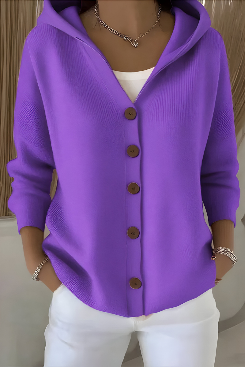 Denise | Gilet Confortable À Capuche