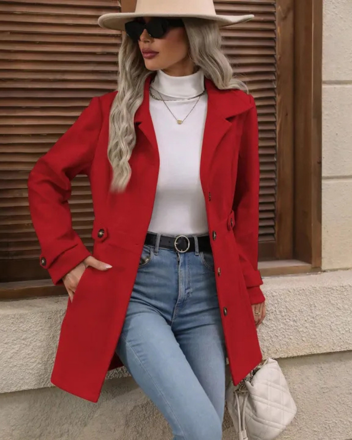 Elena | Manteau Élégant Cintré