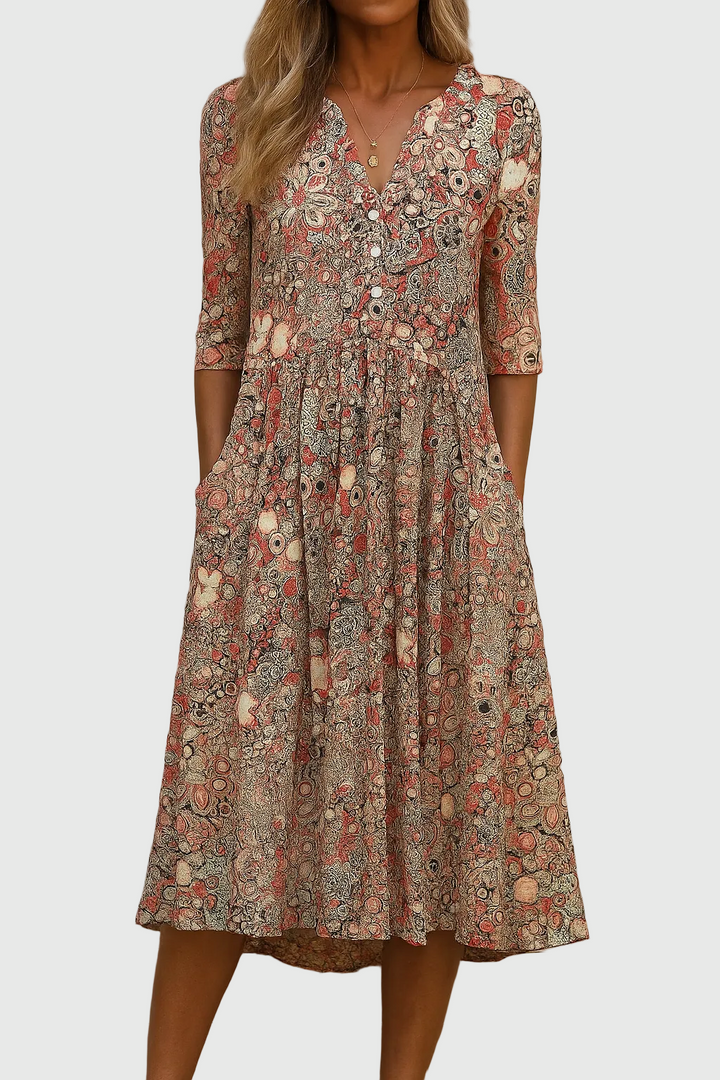 Harlow | Robe Midi Col en V