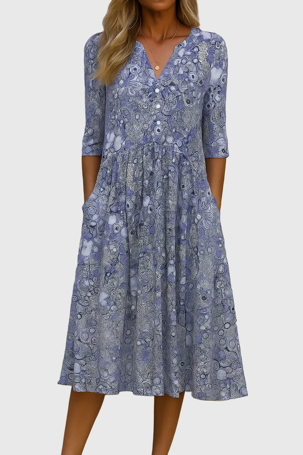 Harlow | Robe Midi Col en V
