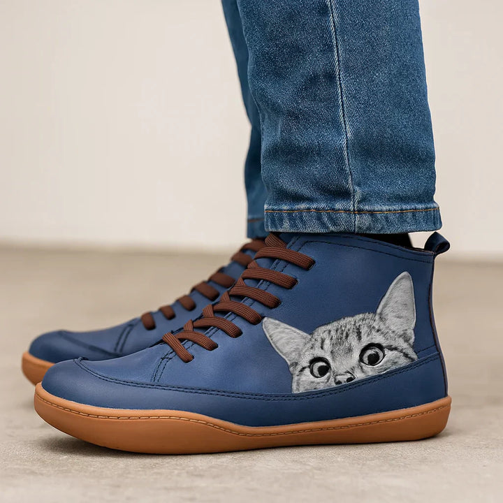 KittyKicks™ | Bottines Orthopédiques en Cuir