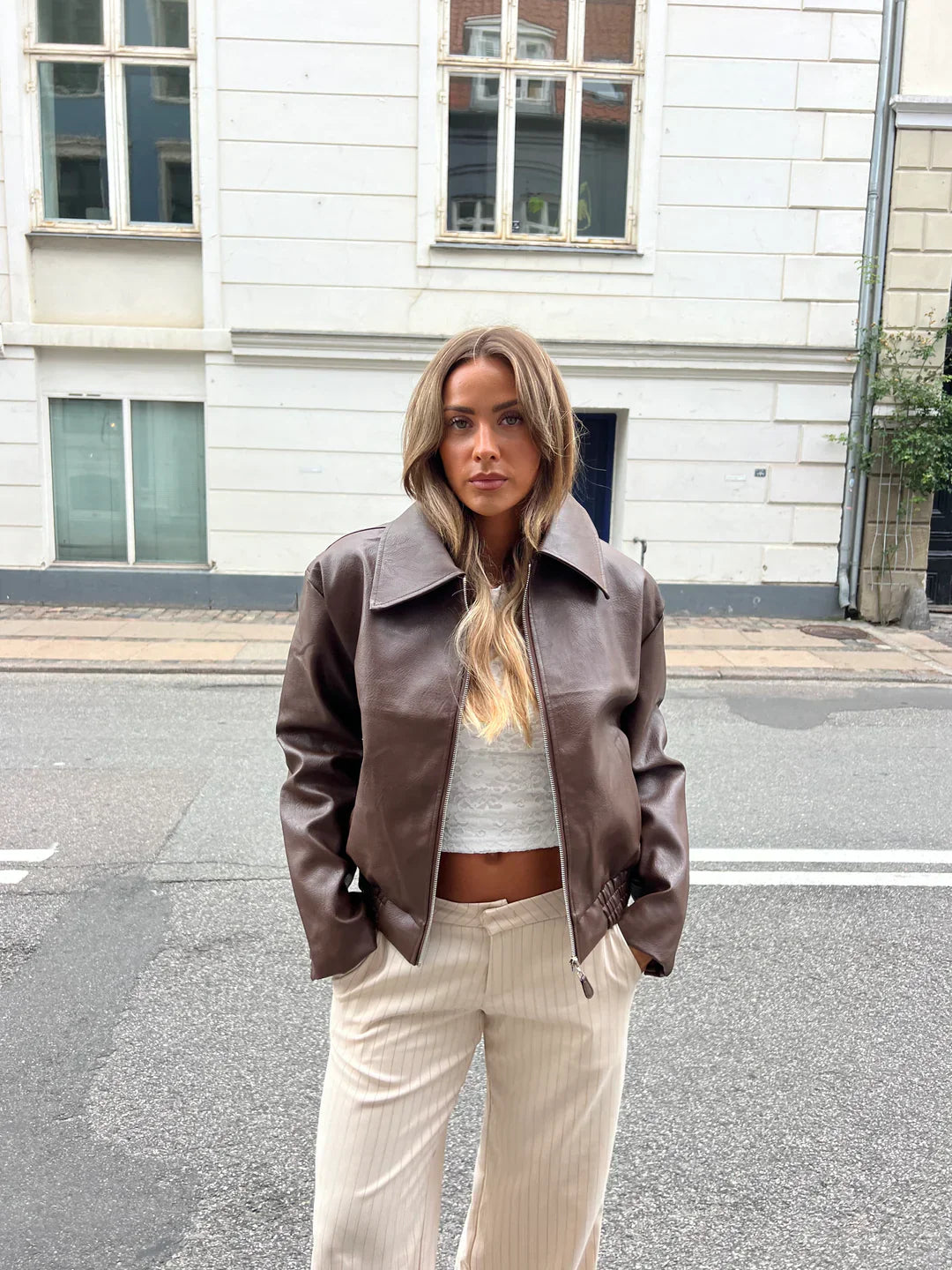 Mila | Veste en Cuir
