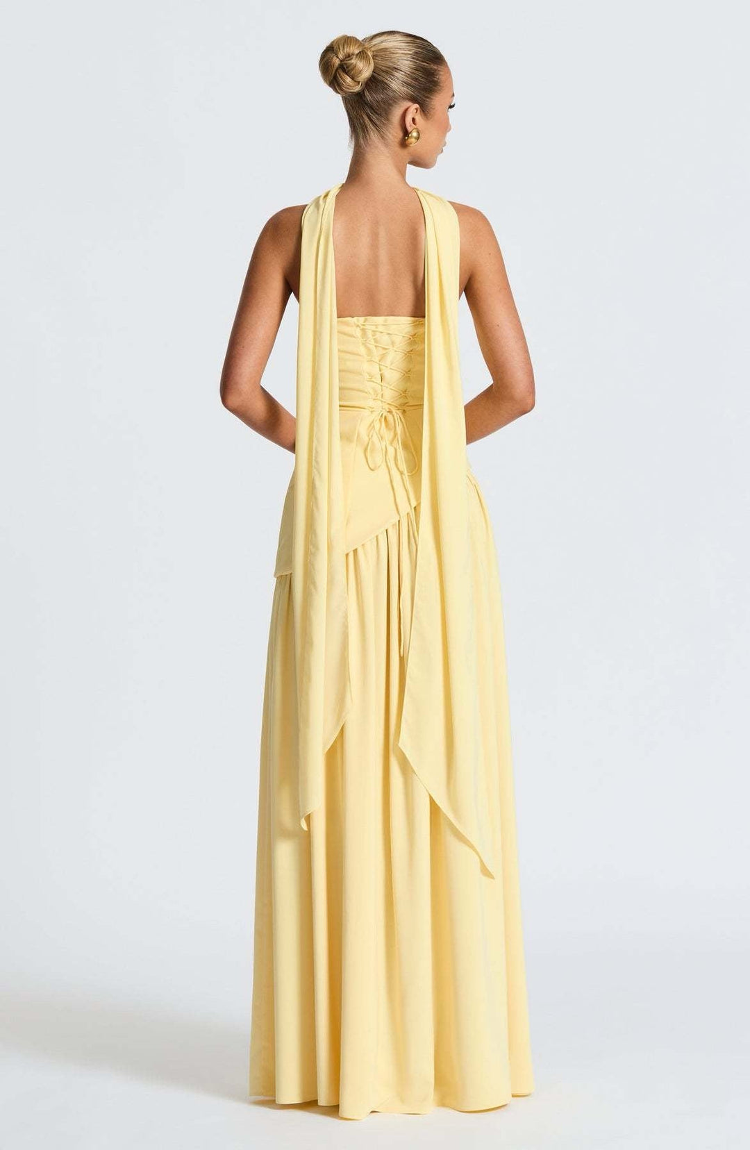 Vélicius™ | Robe Maxi Crépuscule Jaune