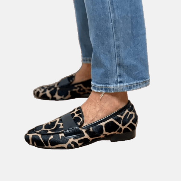 Leonie -  Mocassin orthopédique Leopard