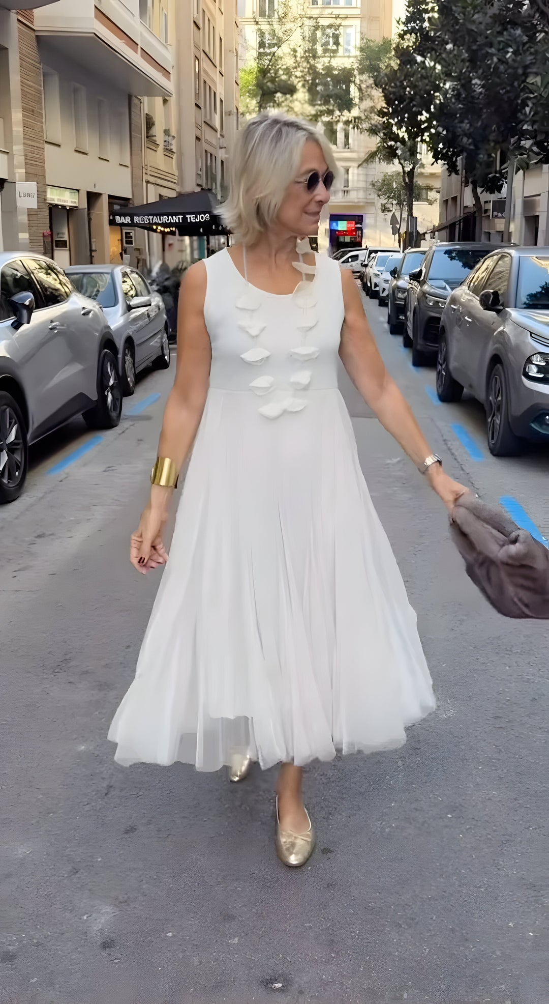 Rosa™ | Robe Midi Élégante Superposée