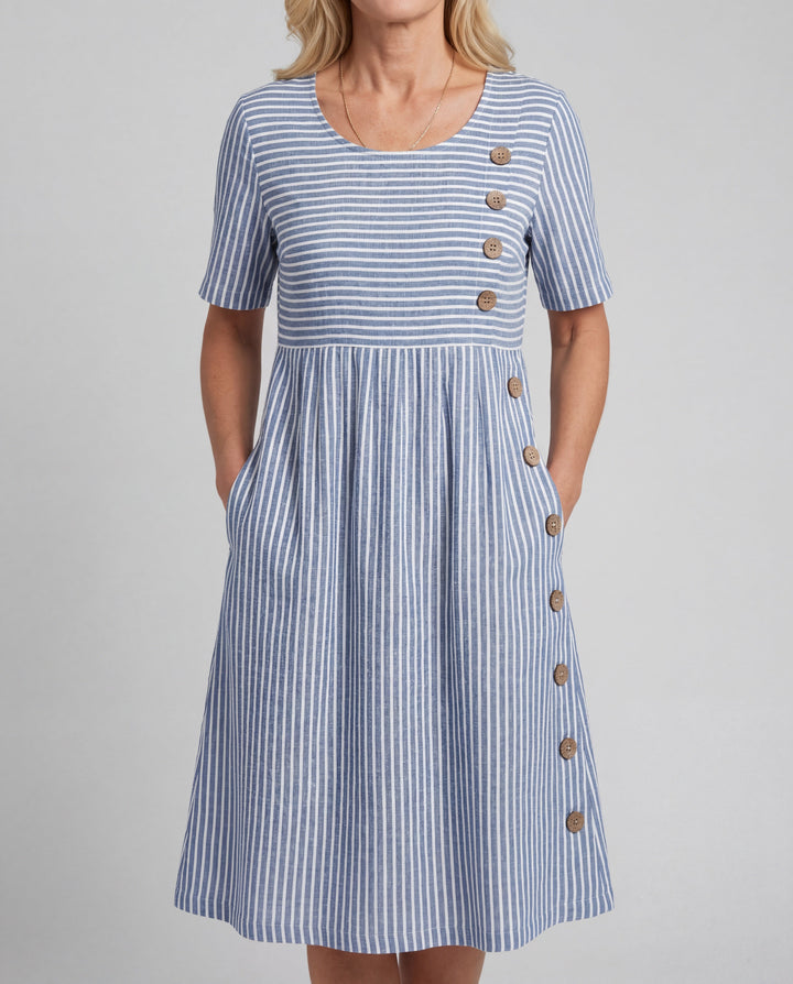 Josipa | Robe Midi Rayée