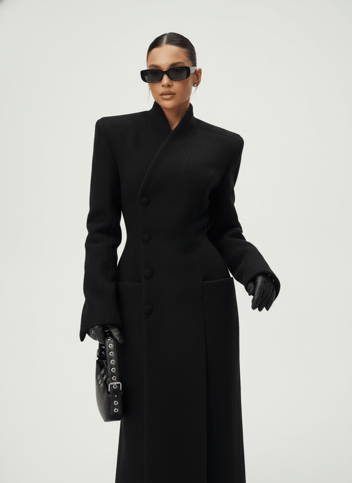 Sona™ | Élégant Manteau Long Structuré