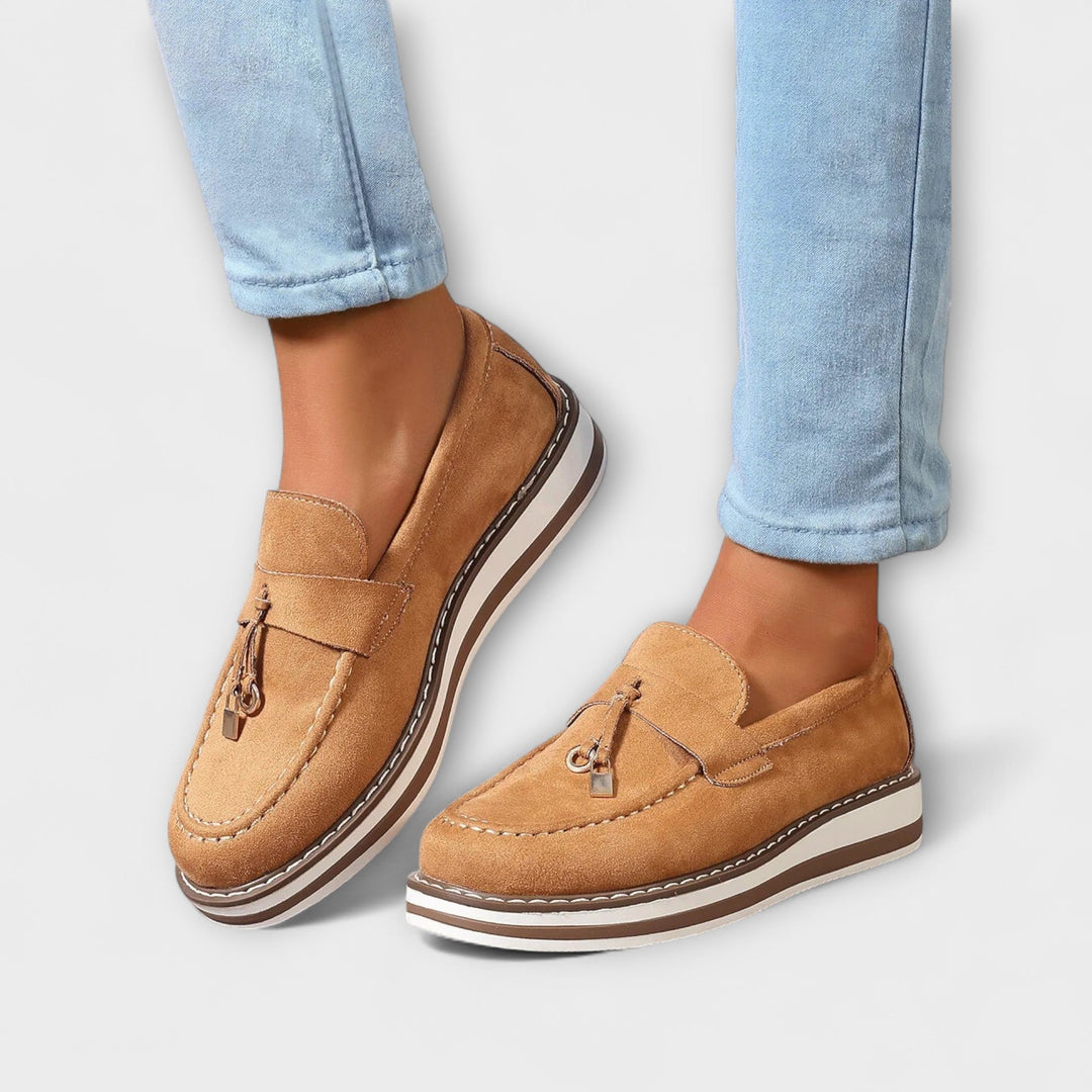 Valentina -  Round Toe Casual Moccasins