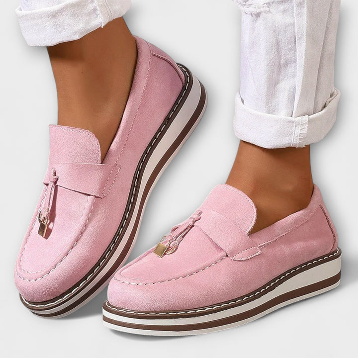Valentina -  Round Toe Casual Moccasins