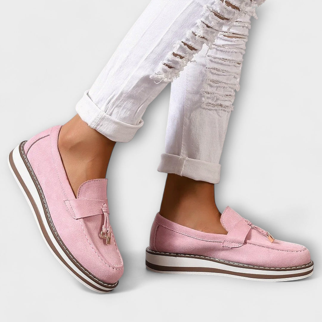 Valentina -  Round Toe Casual Moccasins