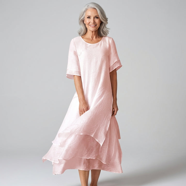 Jasmine|Robe Midi Élégante et Confortable