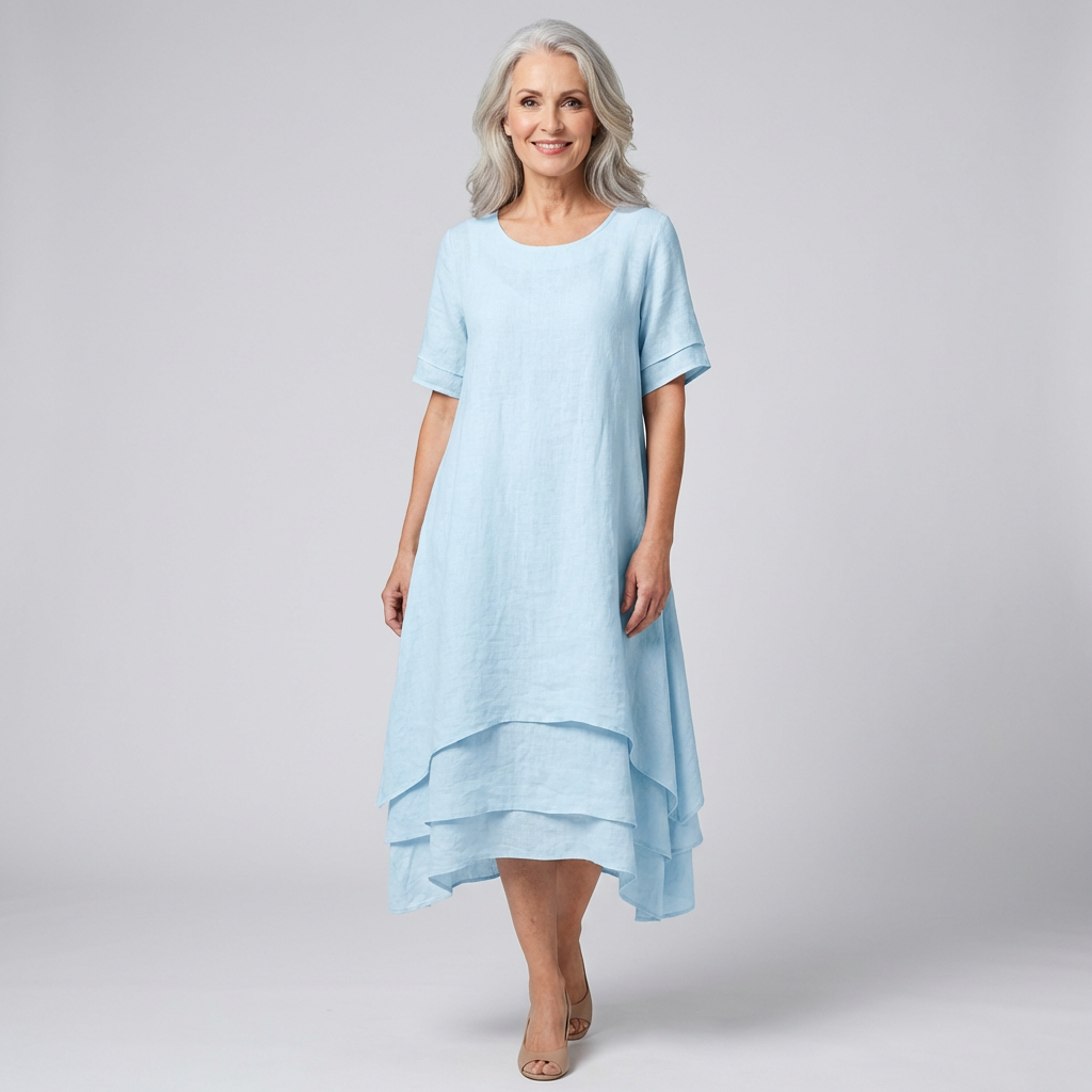 Jasmine|Robe Midi Élégante et Confortable