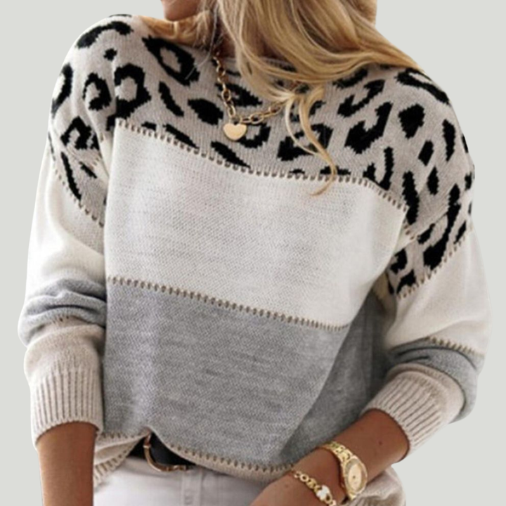 Cheyenne | Pull Léopard Élégance