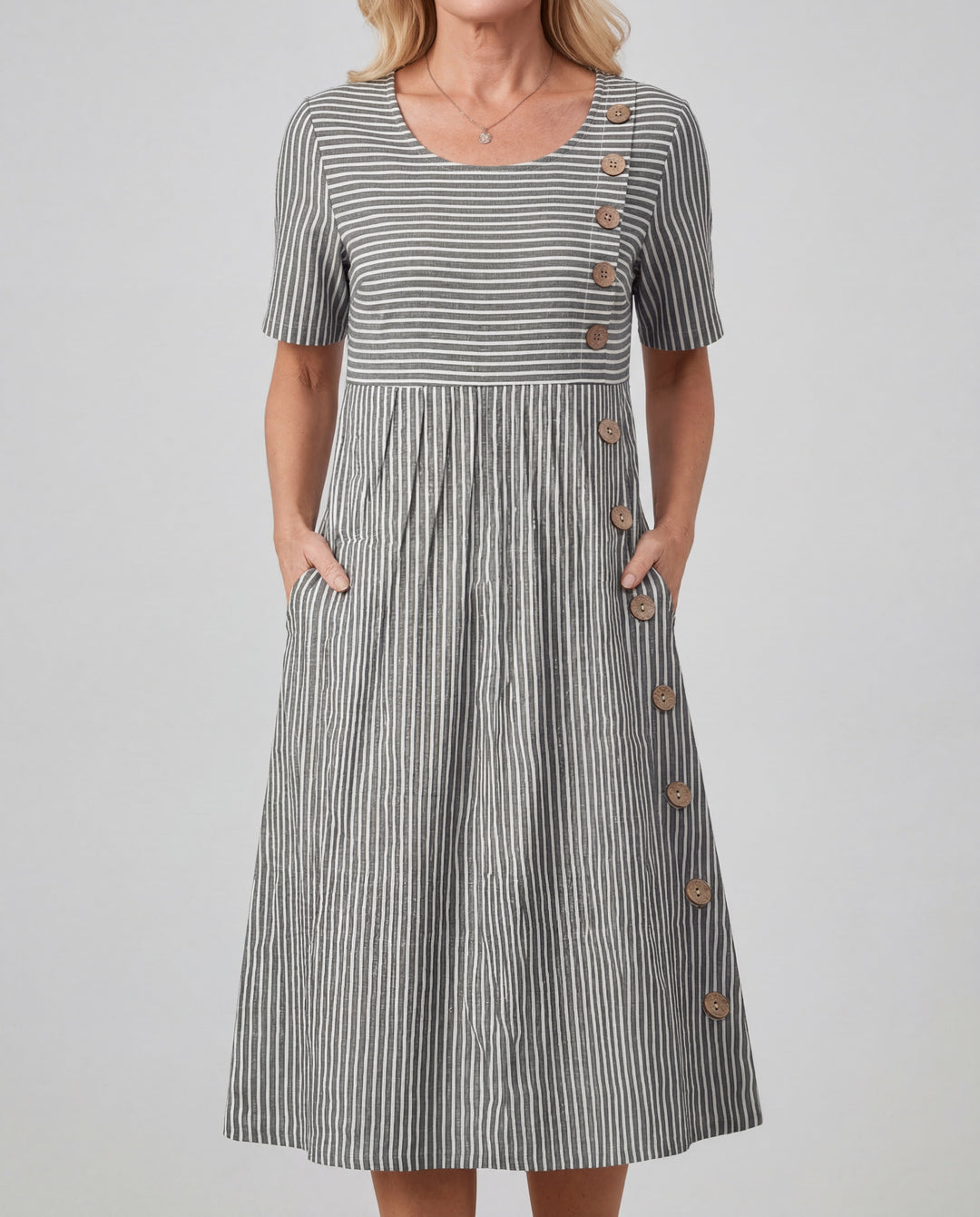 Josipa | Robe Midi Rayée